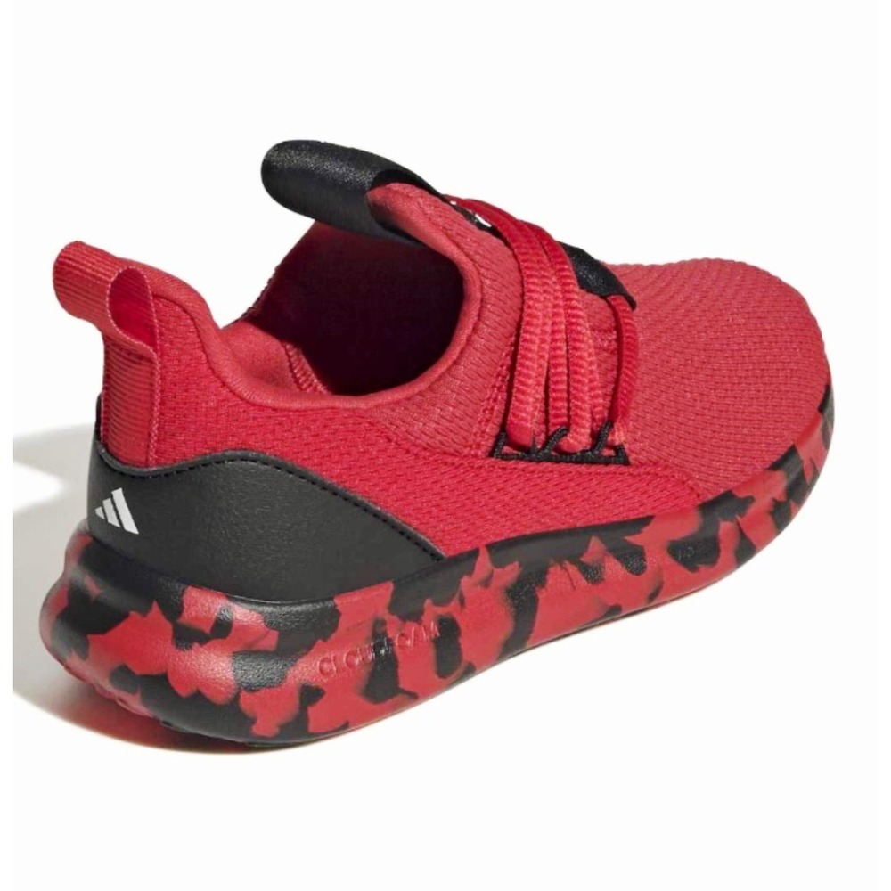 Adidas Lite Racer Adapt 7.0 K Kids Running Shoes Red Black KI9257 Size 5 - Picture 3 of 9